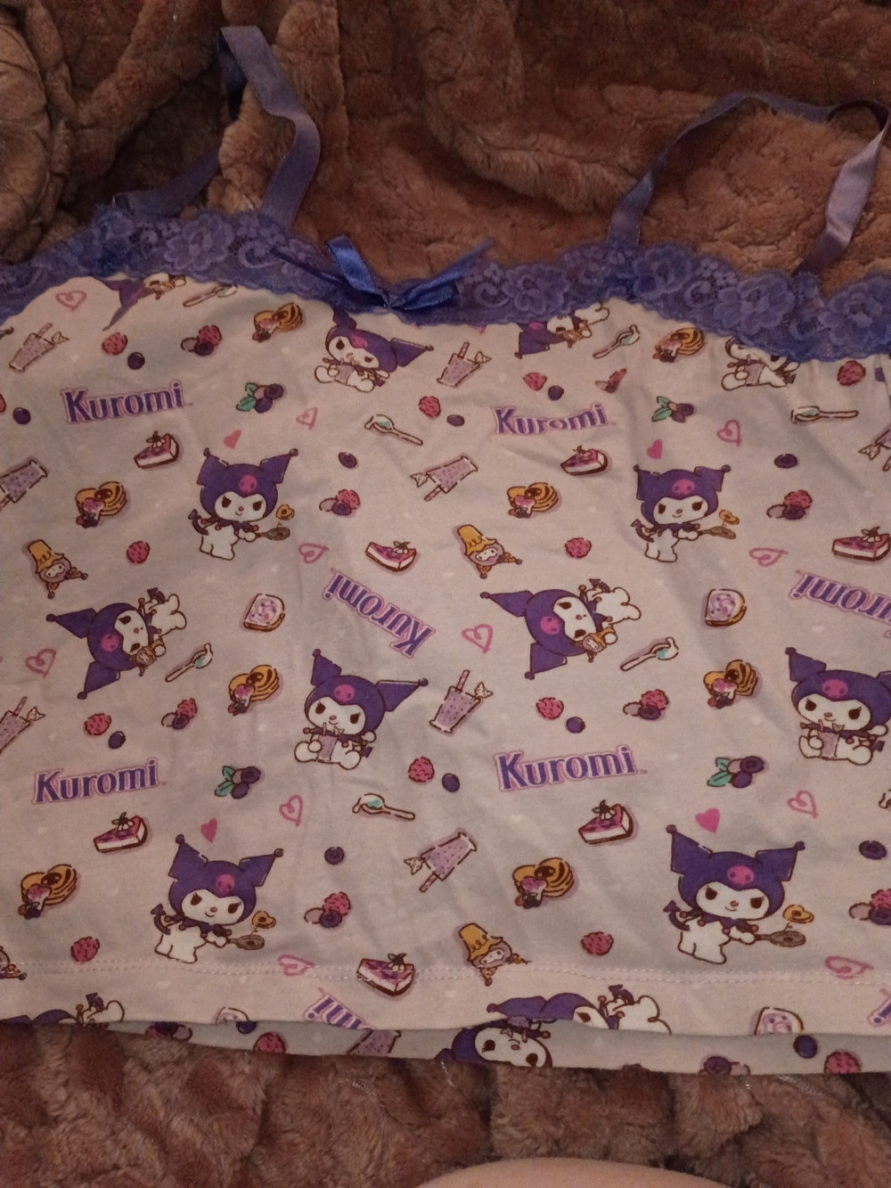 Sanrio Purple Kuromi Lace Cami